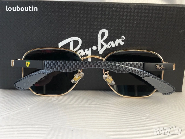 Ray Ban Ferrari 2 цвята мъжки слънчеви очила минерално стъклоло дамски унисекс, снимка 16 - Слънчеви и диоптрични очила - 55148894