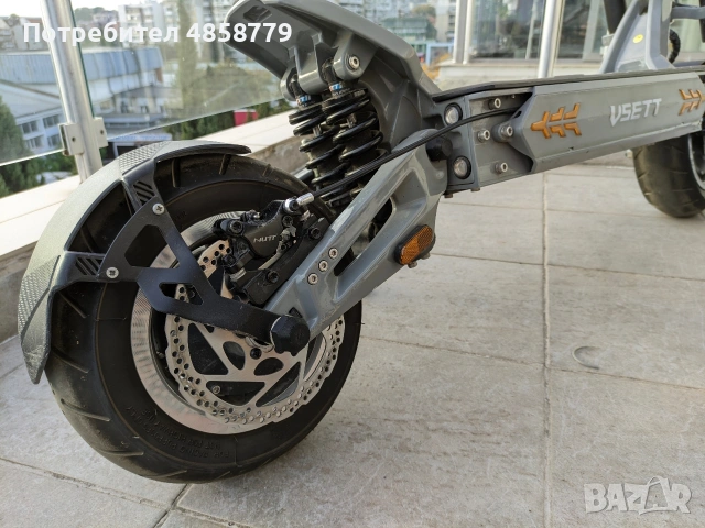 🛴 Vsett 11+ | Отлично състояние |  <1000км | С документи, 3 чипа и 2 зарядни, снимка 4 - Скейтборд, ховърборд, уейвборд - 54933014
