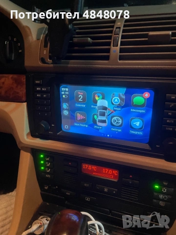 Навигация android с CarPlay / bmw е39, снимка 8 - Навигация за кола - 54792139