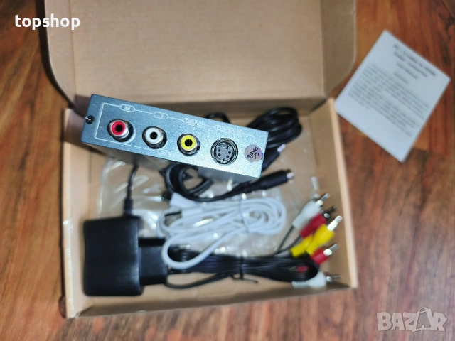Нов видео конвертор AV и S-Video към HDMI скалер 1080p за стария ви касетофон или конзола , снимка 2 - Друга електроника - 54971031