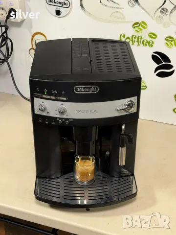 Кафемашина кафе автомат delonghi magnifica с гаранция, снимка 3 - Кафемашини - 55516862