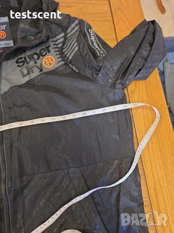 Superdry мъжко ветровка яке (Windbreaker) - размер 2XL - Черно, снимка 7 - Якета - 55005291