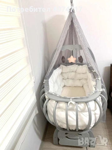 бебешко легло тип „люлка сепет“ Bebbe Modena.