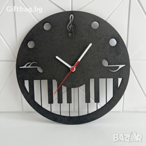 Стенен часовник „Piano Symphony“, снимка 4 - Стенни часовници - 54316136