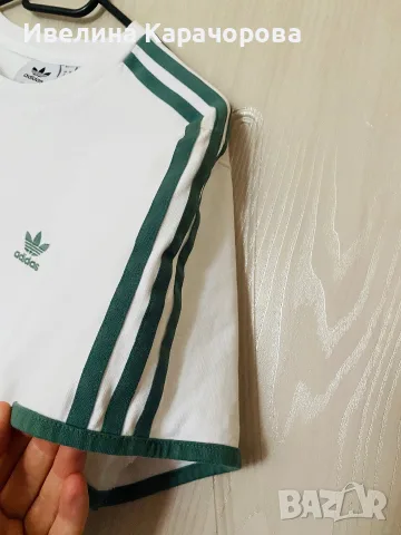 Дамска памучна тениска Adidas, снимка 5 - Тениски - 55343539