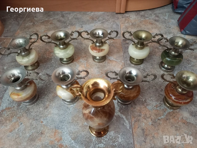 Десет броя фигурки от оникс, снимка 9 - Декорация за дома - 54822474