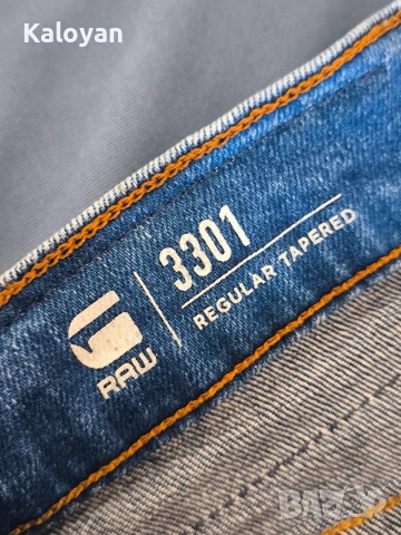 Мъжки дънки G-Star Raw Regular Tapered номер 31, снимка 6 - Дънки - 55185971
