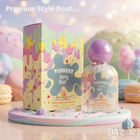 Детски парфюм Tubbees Berry Blast 50 мл – сладък гурме аромат с горски плодове и ванилия, снимка 5 - Дамски парфюми - 54122890