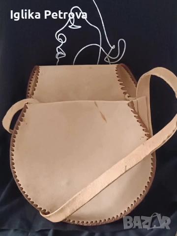 Чанта естествена кожа , снимка 6 - Антикварни и старинни предмети - 54069804