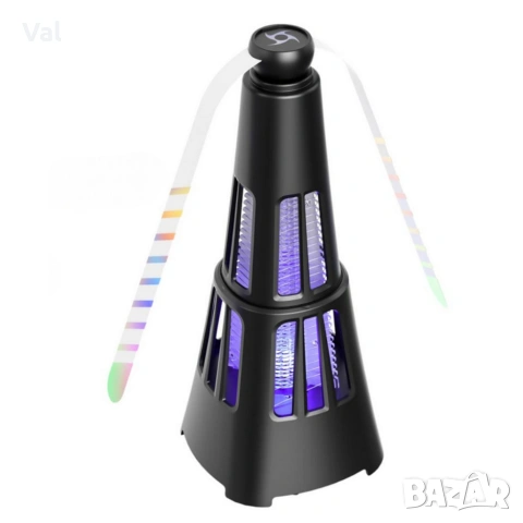 LED UV Капан за насекоми с USB зареждане – 2-в-1 Вентилатор за защита на храната, снимка 6 - Други стоки за дома - 54543821