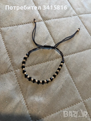 Гривна със златни топчета, снимка 2 - Други - 54068217