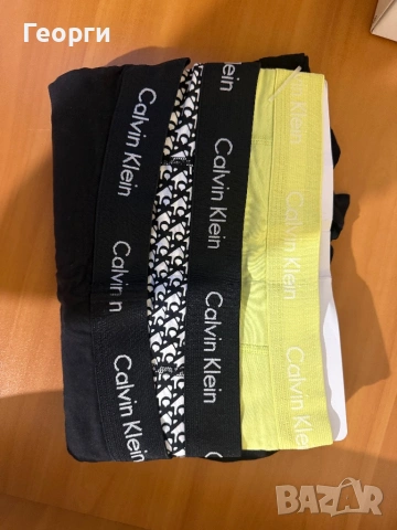 Нови мъжки боксерки Calvin Klein trunk, размер М, снимка 4 - Бельо - 54305770