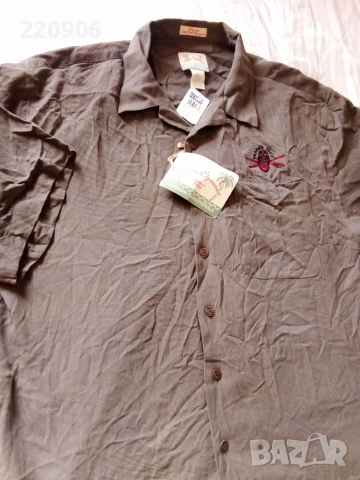 Reyn Spooner USA original Hawaiian Vintage коприна/памук, снимка 6 - Ризи - 54961270