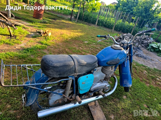 Продавам ретро мотор Jawa motorcycle Jawa – работещ, класика с история, снимка 3 - Мотоциклети и мототехника - 54952488