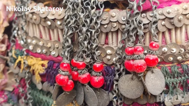 Етнография Стар Родопски тепетлък. сребърни монети. етнография , снимка 7 - Антикварни и старинни предмети - 55382170