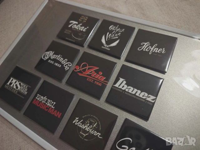 Guitar Brands Magnets Frigo collection, снимка 6 - Китари - 54716878