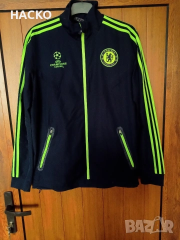 Adidas Яке на ЧЕЛСИ Сезон 2010/2011 г. Шампионска Лига Размер 38/40 100% Оригинално Внос от Англия
