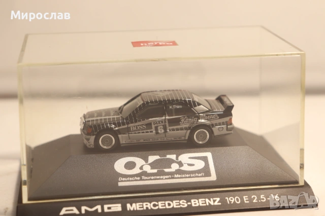 HERPA H0 1/87 MERCEDES BENZ 190 E AMG МОДЕЛ КОЛИЧКА, снимка 2 - Колекции - 54617597