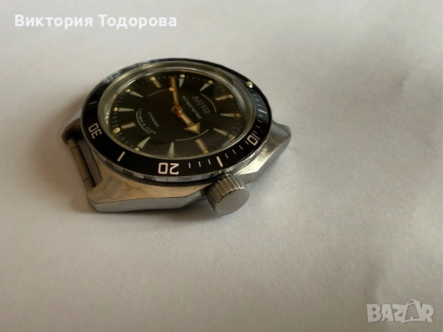 Мъжки часовник Амфибия СССР, снимка 4 - Антикварни и старинни предмети - 54991209
