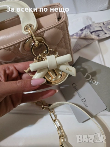 Dior D-Joy Дамска Розова Чанта От Агнешка Кожа Код Brand Luxury Fashion5, снимка 9 - Чанти - 54953084