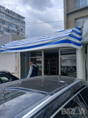 тента за магазин 