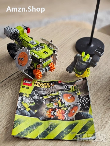 LEGO 8963 Power Miners Rock Wrecker - много добро състояние. , снимка 2 - Конструктори - 54657284