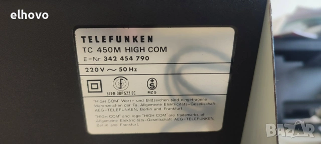 Дек Telefunken TC450M, снимка 8 - Декове - 55025830