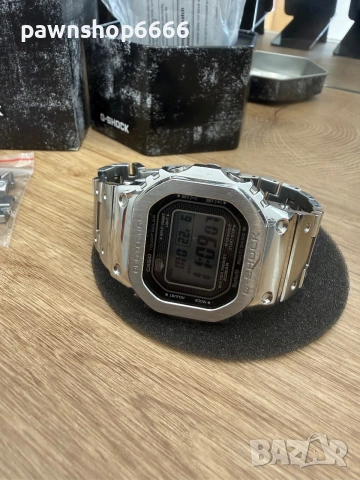 Casio G-Shock GMW-B5000D-1ER "Full Metal Square" – Оригинален, Пълен Комплект, снимка 2 - Мъжки - 54995212