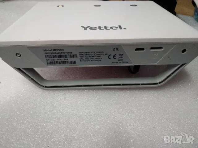 4G рутер за мобилен интернет ZTE MF 296R за карти на YETTEL, снимка 3 - Рутери - 55691113