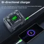 Зарядно CYNOVA Battery Charger за DJI Osmo Action 6 OLED 3 слота, снимка 5