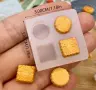 6 миниатюрни тарталети кошнички силиконов калъп молд бижутерски сладкарски смола изделия , снимка 6
