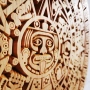 Календар на Ацтеките дърворезба, Aztec Calendar woodcarving , снимка 1