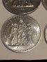 Франция 2x 10 франка 2x 50 франка, снимка 9