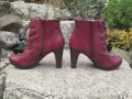 Gadea дамски кожени боти №40, бордо, Made in Spain, почти нови 60€, снимка 2