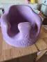 Оригинално бебешко столче Bumbo Floor Seat с табла и колан – лилаво, снимка 3