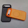 iPhone 17 Air кейс гръб MagSafe черен и оранжев , снимка 1