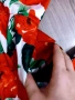 Дамска рокля с рози, снимка 6
