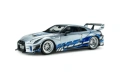 Nissan GT-R R35 Liberty Walk Silhouette 2020 - мащаб 1:43 на Solido моделът е нов в PVC дисплей-кейс, снимка 1