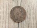 Монета 1908 Великобритания 1 Penny King George V, снимка 4