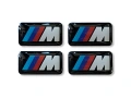 Комплект от 4 стикера емблеми лого M Performance за джанти на BMW, снимка 1