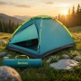 Двуместна лека къмпинг палатка с комарник и чанта за пренасяне, 205x145x100см, снимка 8
