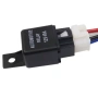 Автомобилно реле 12V, 4 пина, 40A със сокет – Сребърни контакти (Ag Alloy), за фарове, помпи 10456, снимка 5