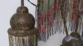НАЙ ДОБРАТА ОФЕРТА Голяма Стара Арабска / Турска Месингова лампа , снимка 4