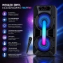 Безжична Bluetooth парти колона 2x8 инча акумулаторна с микрофон FM RGB SP01427, снимка 2