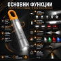 Мощен LED фенер къмпинг преносима лампа USB зареждане за риболов палатка туризъм аварии автомобил, снимка 2