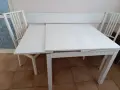 Трапезна маса с два стола ИКЕА, снимка 4