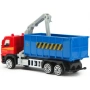 Метален камион Volvo FM 1:72 гондола с кран, снимка 2