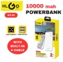 Преносима батерия KLGO KP-65, 10000mAh, снимка 4