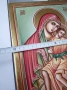 Икона, ръчно рисувана върху дърво , снимка 3