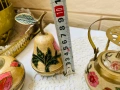 Красив месингов комплект от Англия с макове , снимка 14